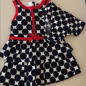 Nautica Baby dress and bloomer set.